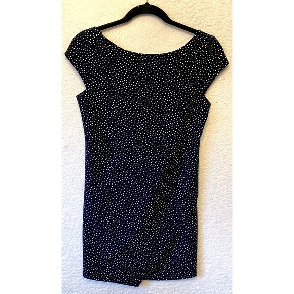 ZARA Trafaluc Navy Blue & White Polka Dot Dress Size‎ Small - Picture 1 of 10